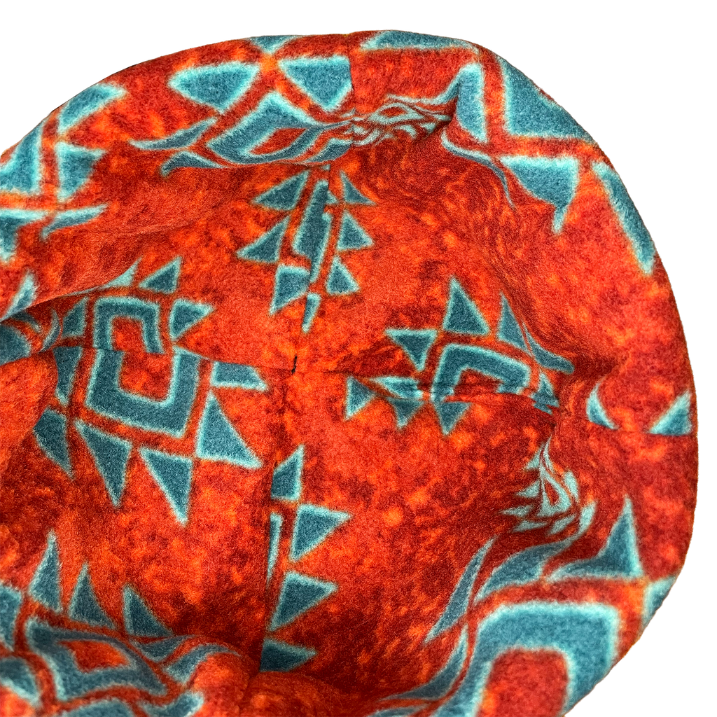 CRIMSON AZTEC BEANIE